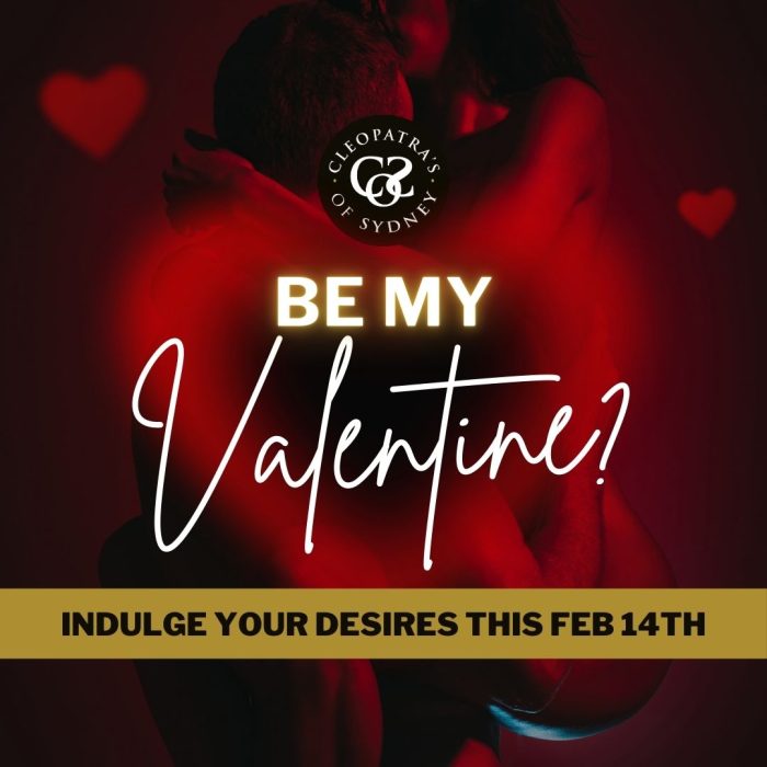 Valentines Day at Cleopatras of Sydney